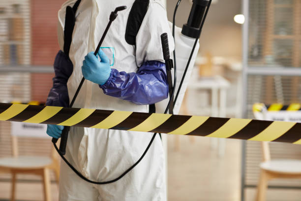 Professional Biohazard Cleanup technician working in Bellaire, OH